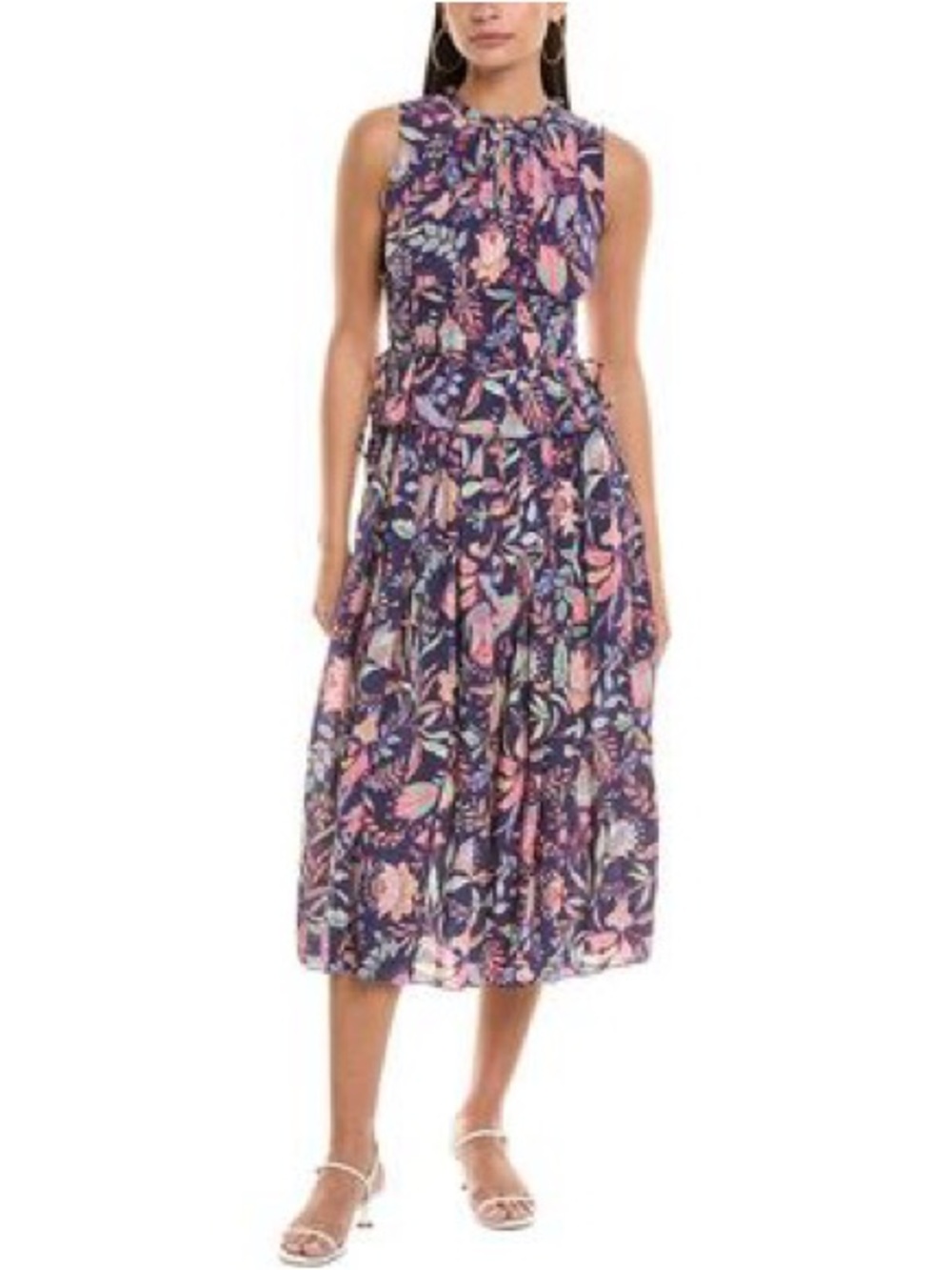 Shoshanna Floral Jane Midi Dress, Womens Size 6